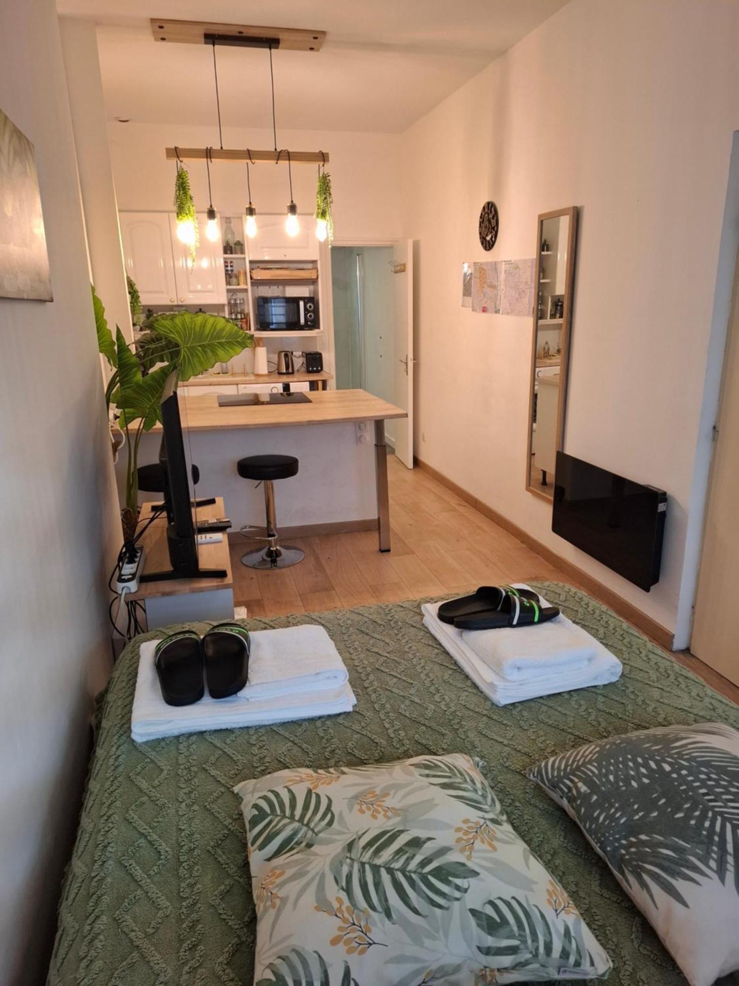 Studio La Casa De Planel Gare Saint Roch Montpellier Bagian luar foto