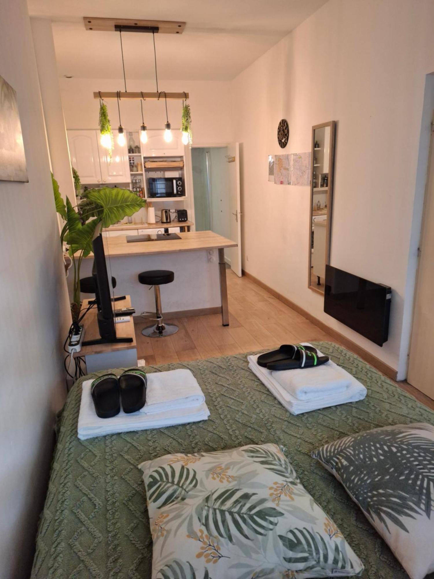 Studio La Casa De Planel Gare Saint Roch Montpellier Bagian luar foto